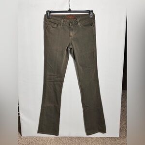 Marc Allison Low Rise Flare Brown Wash Jeans sz 27 Long